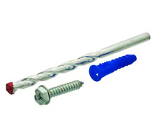 Everbilt #10-12 x 1-1/4 Blue Ribbed Plastic Drywall Anchor Kit with Screws 201PC - Paramount - US