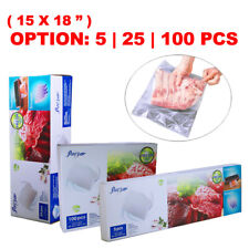 15x18" PaczSaver-Food Vacuum Sealer Bag BPA free,Microwave&Freezer Safe"