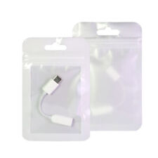 100pc Plastic White Frame Accessory Zip Lock Bags 4x6in (Free 2-Day Shipping)