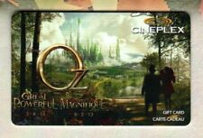 CINEPLEX ( Canada ) Oz, The Great and Powerful 2013 Gift Card ( $0 ) V2