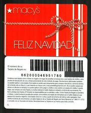MACY'S Feliz Navidad 2006 Gift Card ( $0 ) V2
