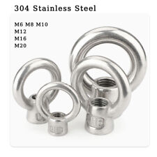 M6 M8 M10 M12-M24 Female Thread 304 Stainless Steel Ring Shaped Lifting Eye Nuts - CN