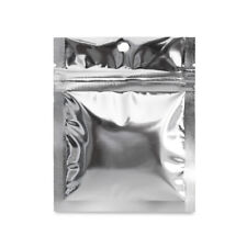 Clearance 50 pcs Aluminum Foil 3.5 x 4.5" Flat Food Pouch Zip Lock Bags"