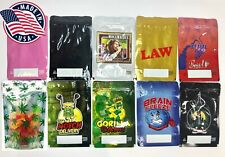 100 Pack Mylar Bags Food Storage 5x8 in - 1 ounce design Candy Bags