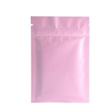 100x Gloss Shiny Pink Both Sides Metallic Mylar Zip Lock Bags 10x15cm 4x6in