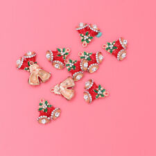 10 Pcs Necklace Making Accessories Christmas Charms Jewelry Cell Phone