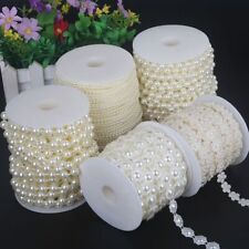 Pearl Imitation Beads Roll Bands Jewelry Pearls Accessories Loose Sew Craft 1lot