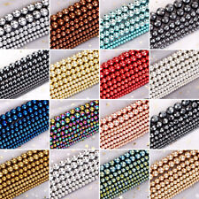 2 3 4 6 8 10 12mm Natural Hematite Faceted Round Loose Bead For Jewelry Making