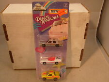 MATCHBOX SUPERFAST DREAM MACHINES GIFT SET W/ACTION CUT OUTS ON BACK OF CARD