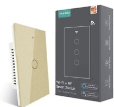 MoesGo WiFi Smart Wall Light Switch with Single Pole or Multi-Control Way, Relay - Phoenix - US