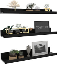 Floating Shelves Wall Mounted Woodgrain Picture Ledge Shelf 24 Inch Black NEW - Toronto - Canada