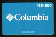 COLUMBIA Classic Logo, Collectible ( 2020 ) Gift Card ( $0 - NO VALUE )