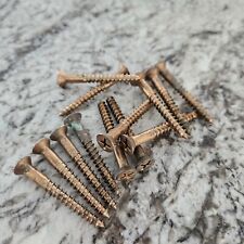 #12 X 1-3/4 Silicon Bronze Phillips Drive Flat Head Wood Screw Vtg Qty 12 (B12) - Portsmouth - US"