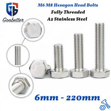 M6 M8 Hexagon Head Fully Threaded Set Screws A2 Stainless Steel Bolts 6 - 220mm - CN