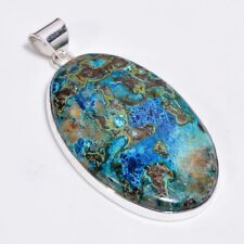 Shattukite Gemstone 925 Silver Pendant Jewelry.