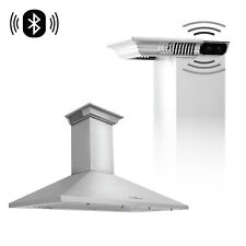 ZLINE 48 STAINLESS STEEL WALL RANGE HOOD Bluetooth CROWN MOLDING KL2CRN-BT-48 - Columbus - US"