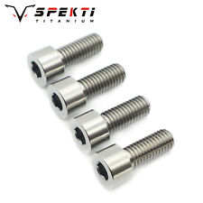 Spekti Titanium Alloy HSCS Hex Socket Cap Bolts M8x1.25x15-100mm Length DIN912 - CN