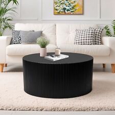 35.83 Stylish and Minimalist Wave Stripe Coffee Table,Round Coffee Table - Trenton - US"