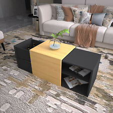 Modern Coffee Table Minimalist Removable Top w/Hidden Storage Compartment &Shelf - Mumbai - India