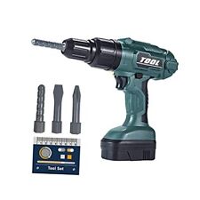 Electronic Power Drill Toy Tools, Kids Tool Set Pretend Play, Construction