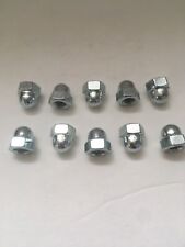 (10) M8 Acorn Nut, 1.25 Pitch Zinc Plated (Bag of 10) - Atascadero - US