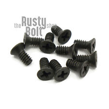 #4-40 x 1/4, Phillips Flat Head Screws, Stainless Steel, Black Oxide - Lawrenceville - US"