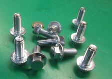 Flanged Serrated Bolt, Class 8.8 Zinc Steel, FT, M12 x 1.75 x 30 mm Length, 10Pc - Grand Rapids - US