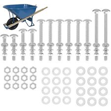 Wheelbarrow Handles Bolts Kit Replacement 5/16 Stainless Nuts and Bolts - Lathrop - US