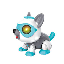 Dog Figure Voice-activated Magic Smart Stunt Dog Ornament Children Toys Lov Blue - Walnut - US