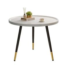 Coffee Table Small Round Coffee Tables Modern Tray Center Table for White - Miami - US