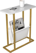 Small Narrow Side Table for Small Spaces, Slim End Table Magazine Table Nighstan - Toronto - Canada