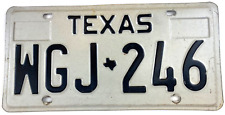Vintage Texas 1975 Natural Auto License Plate Man Cave Garage Decor Collector