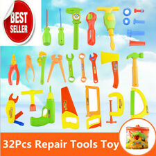 32PCS Kids Tools DIY Kit Pretend Play Mechanic Construction Toys Set Child Boys