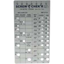 Metric Screw Thread Checker M2 to M7mm Stainless Steel Thread Gauge - Melville - US