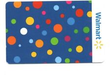 Walmart Colorful Polka Dots Gift Card No $ Value Collectible FD106359