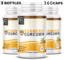 TURMERIC 95% CURCUMIN 10,000mg EXTRACT TUMERIC BLACK PEPPER ANTIOXIDANT 180 CT - Toronto - Canada