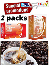 (2pack) Edmark Red Yeast Coffee + Edmark Ginseng Café . 40 Sachet (Fast deliver) - Toronto - Canada