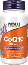 NOW Supplements, CoQ10 30 mg, Pharmaceutical Grade 60 Veg Capsules - Toronto - Canada