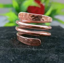 Copper Adjustable Handmade Solid Sterling Ring Statement Jewelry For Women