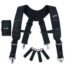 Tool Belt Suspenders Construction Bag Suspenders Heavy Duty Padded Work belt