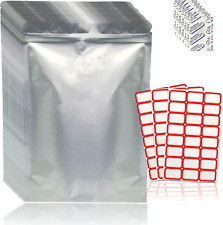 Food Storage Bags – 25 Count 1-Gallon 13Mil Aluminum Foil Packaging Mylar Bags –