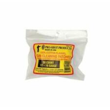 Pro-Shot Cotton Flannel Cleaning Patches 12-16 Gauge Shtgn. 3 Sq. 50CT #104"