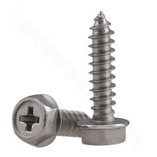 Flanged Hex Head Screws Phillips Drive A2 Stainless M3 4 5 6 Self Tapping Screw - CN