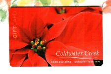 COLDWATER CREEK Red Poinsettia ( 2008 ) Gift Card ( $0 )