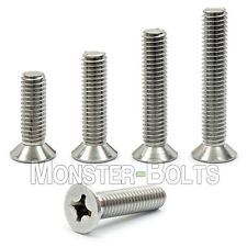 #6-32 Phillips Flat Head Machine Screws, 82° Countersunk A2 18-8 Stainless Steel - Gulf Breeze - US