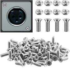 50 Pieces D Series Panel Screws And Nut Kit Panel Mount Connector M25 X 8 Mm Sc - Miami - US