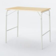 MUJI Foldable Wood x Steel Pipe Table Light Gray 31 x 19 x 27 in FedEx - Toronto - Canada