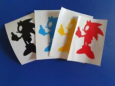 Sonic Inspired Silhouette VInyl Decal for phone tablet car Sticker