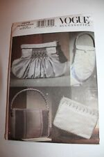 Vogue Pattern #7675 Vogue Accessories Evening Bags, Pocketbooks 4 different type