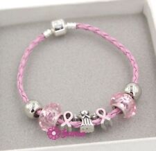 Pink Breast Cancer Awareness Bracelet Fashion Jewelry Women Benefits Charity 2-3